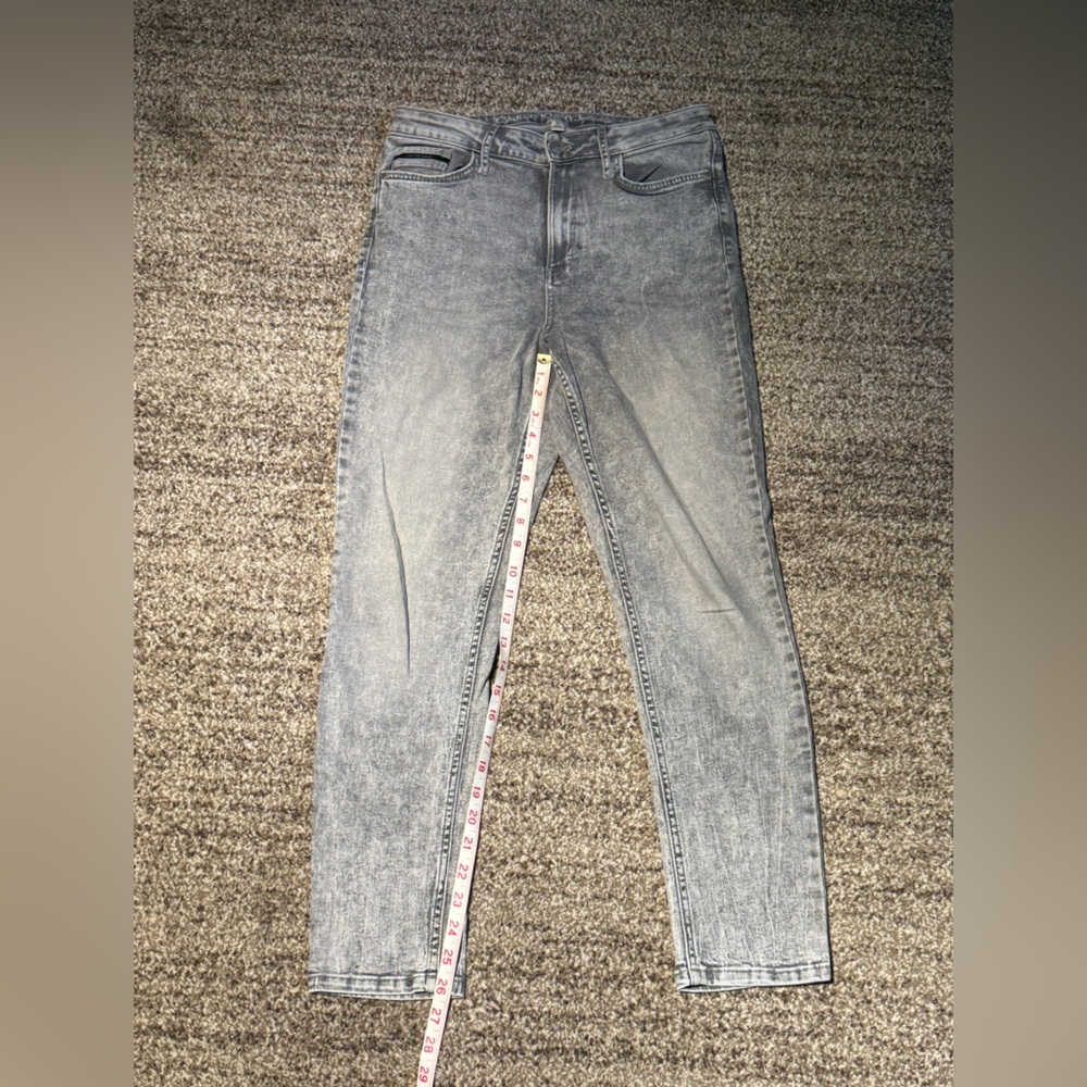Calvin Klein High Rise Ankle Women's Gray Skinny Jeans - Size 30 - Picture 2 of 8
